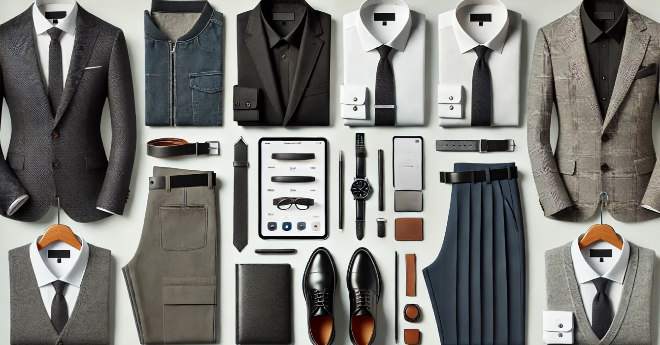 DALL·E 2024-10-19 14.08.13 - A modern minimalist flat lay design featuring contemporary uniform styles. The layout includes sleek and stylish uniform items such as fitted blazers, DALL·E 2024-10-19 14.08.13 - A modern minimalist flat lay design featuring contemporary uniform styles. The layout includes sleek and stylish uniform items such as fitted blazers,